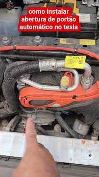 How to install an automatic gate opener on a Tesla - another tip from PH.