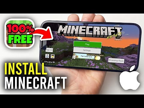 How to Get MINECRAFT for FREE on iPhone ✅ Download and Install FREE Minecraft on ios/Iphone or iPad