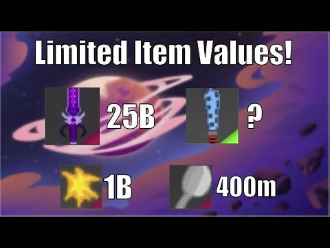 Limited Item Marketplace Value Guide! RPG SIM