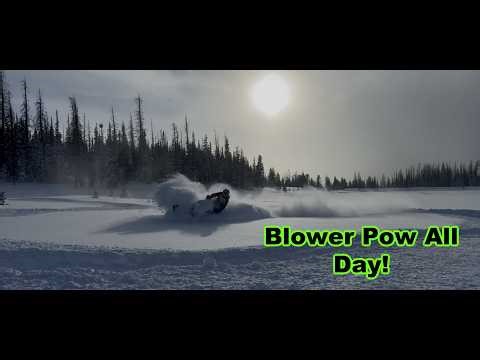 Nonstop Powder Epic Deep Snow Snowmobiling!