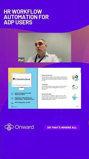 Mark Markarian from Columbia Bank shares views on integration ADP Workforce Now data with Assets