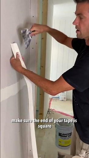 Beginner Drywall Tips! Taping Flat Joints