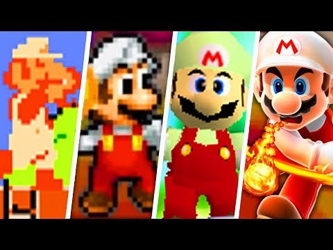 Evolution of Fire Mario (1985 - 2019)