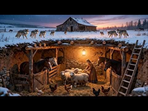 She Built a Hidden Stable Beneath Her Cabin — Then the Wolves Never Found Her Horses