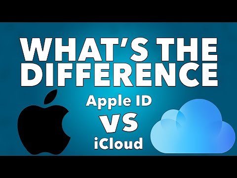 Apple ID accounts vs iCloud accounts - Understanding the difference?!