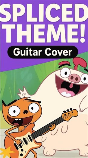 Spliced Theme Song (Fingerstyle Guitar Cover) #guitarcover #cartoonthemesong #fingerstyleguitar