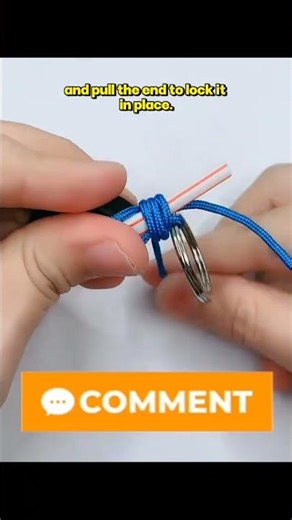 Easy DIY Keychain Knot Trick! Make Your Keys Look Clean & Stylish 🔑✨