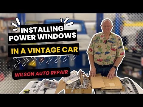 Want Modern Comfort in Your Classic Ride? Learn How to Install Power Windows in Your Vintage Car!