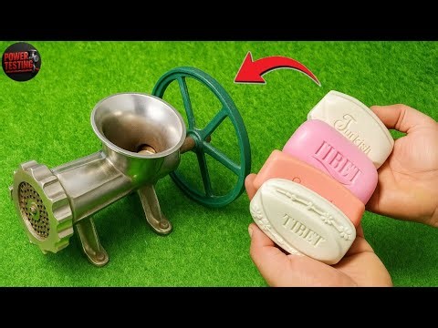 SOAP VS MANUAL MEAT GRINDER EXPERIMENT