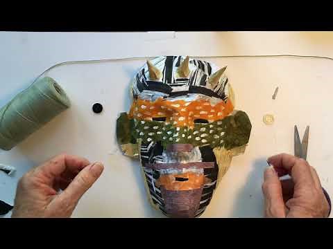 Paper Mache Masks Part 3