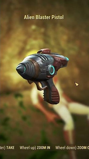 Fallout 4 - Alien Blaster Pistol Easter Egg