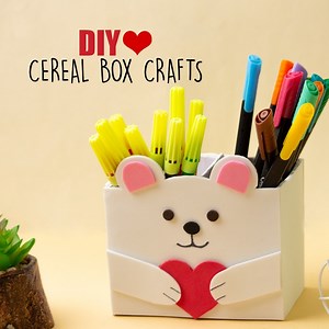 194K views · 4.2K reactions | Cereal Box Crafts | Diy Desk Organiser...