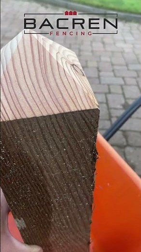 Cutting Pyramid Tops On 4x4 Fence Posts To Weatherproof Them