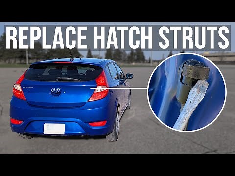 How to Replace the Trunk Struts/Hatch Support/Liftgate Support Struts on Hyundai Accent (2012-2017)