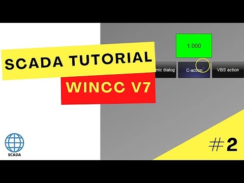 #2 - SCADA Programming WinCC V7 Tutorial: Touch push buttons in WinCC Explorer [1/3]