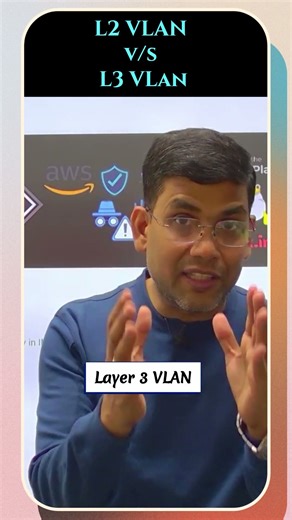 L2 VLAN vs L3 VLAN 🤯 Easy Explanation in 30 Seconds! | Networking Shorts