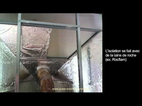 pose insert cheminee