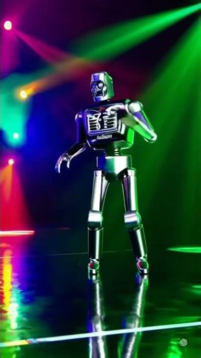 Robot Looping Dance 🤖✨ | Hypnotic AI Short #aishorts