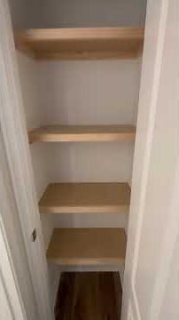 Finished Custom Closets | Built-In Closet Design & Storage Ideas #diywoodworking #ClosetDesign