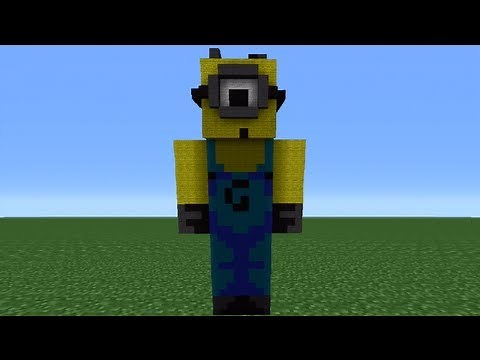 Minecraft 360: How To Make A Despicable Me Minion Statue