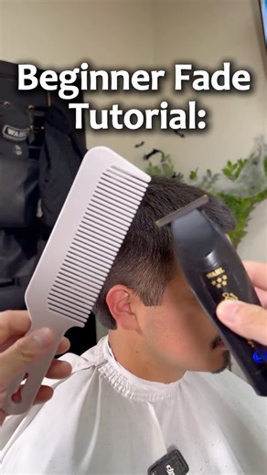 Beginner FADE Tutorial For Barbers 💈 THE ULTIMATE TUTORIAL IN UNDER ONE MINUTE 📚 STEP BY STEP ✨