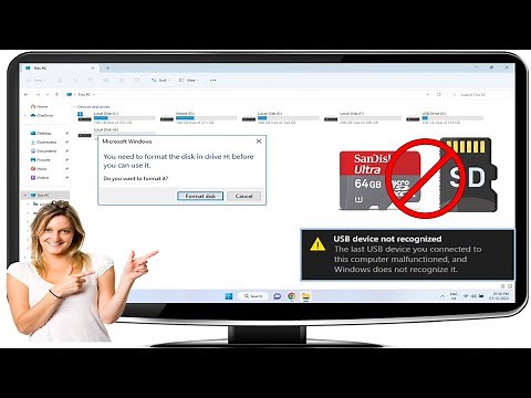 How to Fix All Problem of SD Card Not Showing, Not Working, Need to Format Disk in Windows PC