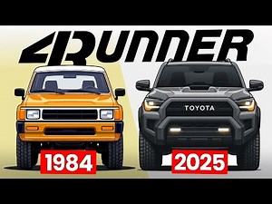 Toyota 4Runner Evolution (1984–2025) | Every Generation Explained