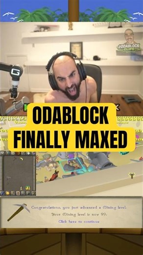 Odablock FINALLY Maxed OSRS #osrs