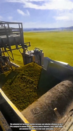 Best Innovation Turf Harvesting Rolling Machine: Best Precision Sod Cutting