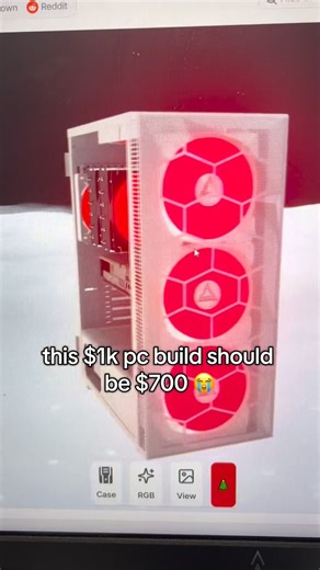 Samson on Instagram: "this $1k pc build should be $700 #buildcores #pc #pcgaming #pcbuild #ram"