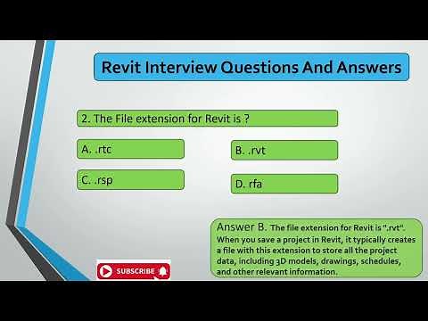 Revit: Top Interview Questions & Perfect Answers- Part-2