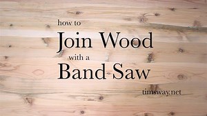 Jointing a Table on the Band Saw – Part 1