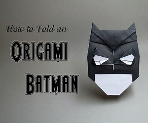 ORIGAMI BATMAN TUTORIAL (with Video!)