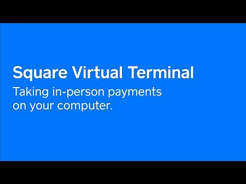 Square: Taking in-person payments on your computer