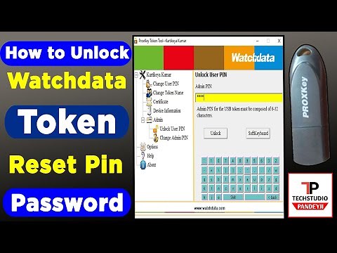 How to Unlock Watchdata Proxkey Token /Proxkey टोकन को रिसेट कैसे करें?