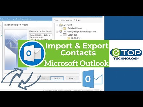 How to Export Contacts from Outlook