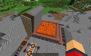 Simple cobblestone farm, no drills!