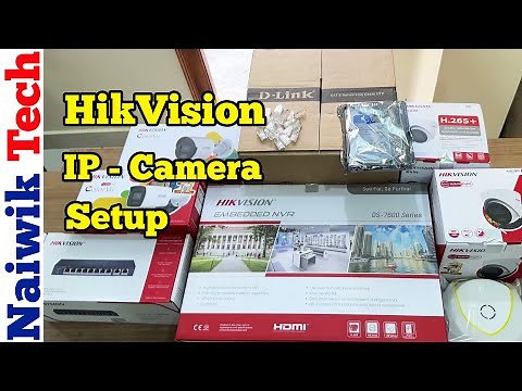 HikVision 8-Channel IP Camera Installation & Setup 2025 | Naiwik Tech
