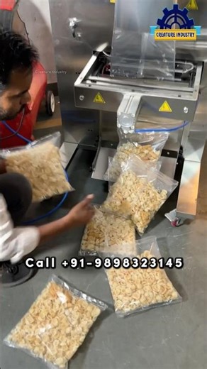 New Pouch Machine | Capacity 500 Gram Packaging By Creature Industry #pouchpacking #bandsealer