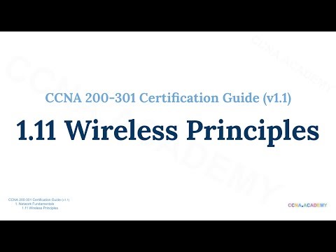 CCNA 200-301 Certification Guide 1.11: Wireless Principles