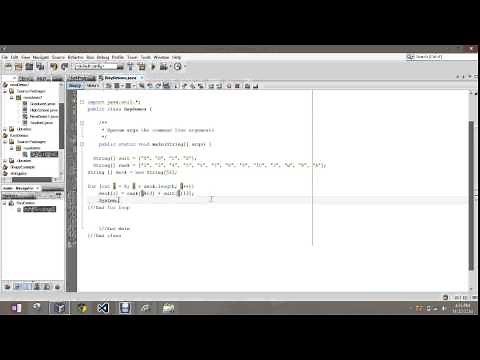 Working with a Deck of Cards Using Arrays Java