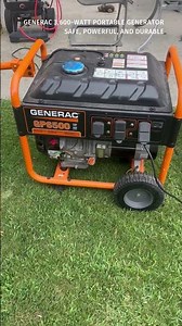 Generac 3,600 Watt Portable Generator | Safe, Powerful, and Durable #shorts