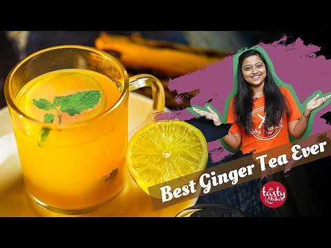 How to Make Ginger Tea | Ginger Turmeric Tea | Ginger Lemon Honey Tea Recipe