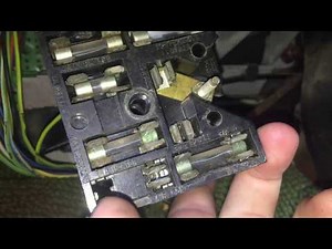 Adding some fuse box wires / terminals to an empty glass fuse circuit. 1970 Ford Galaxie 500