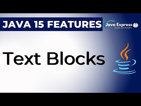 Text Blocks in Java
