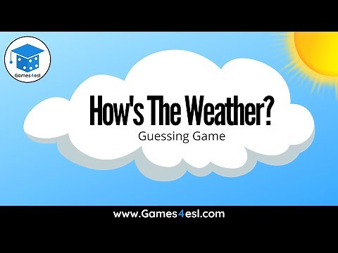 How's The Weather Game | Guessing Game