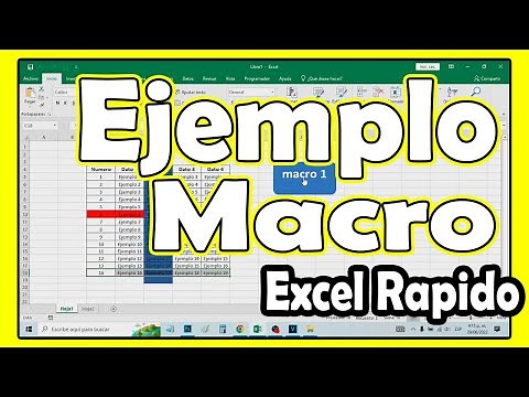 Qué es una macro en Excel ejemplo paso a paso en Menos de 1 Minuto - comoconfigurar