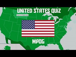 The U S 50 States Map Quiz Game - MPOG