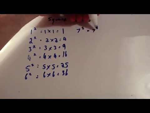 Square Numbers - Corbettmaths