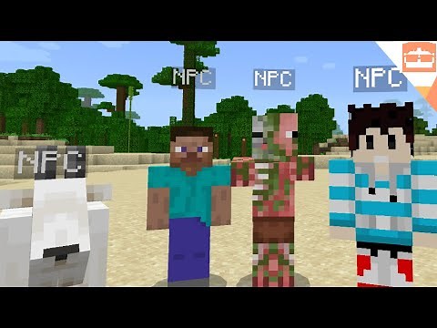 Minecraft Bedrock: NPC Expansion Adds 100 NPC